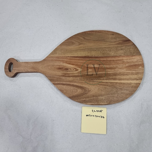 Planche à pizza en bois d'acacia naturel de haute qualité avec poignée, plateau de service pour la cuisine, en provenance du Vietnam - Product Image 5