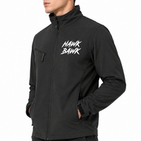 Veste softshell légère pour homme, fermeture éclair intégrale, confortable, athlétique, moderne, coupe-vent, décontractée, pour l'extérieur, coupe régulière