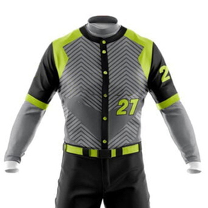 INFLOW SPORTS Maillot de baseball noir pour homme Barons 45, imprimé, respirant, manches courtes, coupe classique pour adulte - Product Image 3