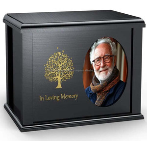 Urnes funéraires décoratives en bois de conception unique pour adultes Urnes funéraires Urnes funéraires taille personnalisée Fournitures funéraires - Product Image 1