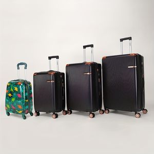 Set di 4 Valigie Leggere con Ruote Girevoli a 360 Gradi, Chiusura con Password e Ruote Universali Portatili - Product Image 1