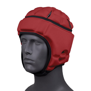 Casques de rugby personnalisés avec logo, coque souple ventilée en EVA, protection de tête d'équipe, style uniforme pour les joueurs - Product Image 5