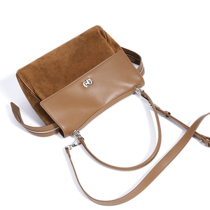 Bolsos Tote de Cuero Genuino para Mujer, Diseño Moderno, Cierre de Cremallera, Bolsos Cruzados de Hombro, Colores y Tamaños Personalizables - Product Image 3