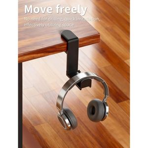 Gancio per Cuffie da Gaming per PC Nero, Girevole a 360 Gradi, Organizzatore per Cavi, Comodo Organizzatore da Scrivania per Gestione Cavi - Product Image 3