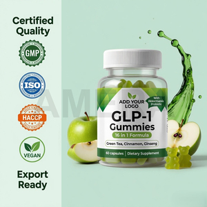 กัมมี่เสริมอาหาร GLP-1 รับผลิตแบบ OEM แบรนด์ส่วนตัว ผู้ผลิตกัมมี่วีแกน จำหน่ายแบบขายส่ง - Product Image 2