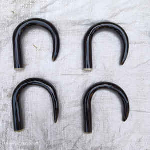 Nouveau modèle meilleure qualité véritable corne de buffle bâton poignée personnes âgées bâton de marche fabriqué à la main noir corne de buffle bâton de marche poignée - Product Image 4