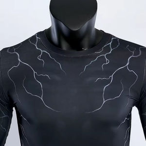 Camiseta de Compresión Deportiva para Hombre de Primera Calidad, Secado Rápido, Transpirable, Elástica, con Logotipo Personalizado - Product Image 4