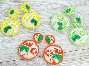 Nueva Colección de Verano: Pendientes Colgantes con Cuentas Bordadas a Mano para Joyería de Verano, Eventos y Fiestas, Última Moda en Aros para Orejas - Product Image 3