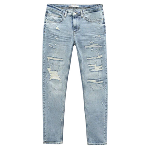 กางเกงยีนส์ผู้ชายทรงสลิมฟิตสไตล์วินเทจ - Product Image 5