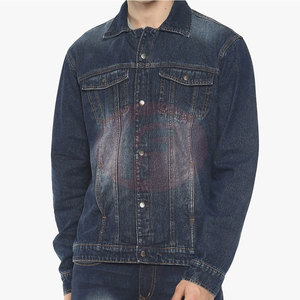 เสื้อแจ็คเก็ตยีนส์แฟชั่นลำลองสำหรับผู้ชาย ผลิตในปากีสถาน ทรงหลวม ใส่สบาย ทนทาน กันลม เป็นมิตรกับสิ่งแวดล้อม - Product Image 3