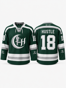 เสื้อฮอกกี้น้ำแข็งผู้ชาย Fly Humble สีดำ ทอง ขาว พิมพ์ลายดิจิทัล 27 FLY ระบายเหงื่อได้ดี แขนยาว ทรงปกติ โลโก้ด้านหน้า - Product Image 4