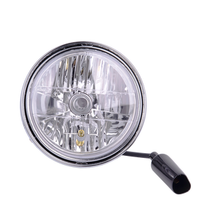 Ensemble de phares de moto JY-19M4, phare avant pour Yamaha RD350LC H4, bol en diamant, bord chromé, unité en verre - Product Image 1