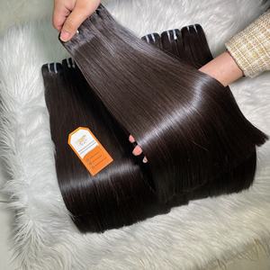 Extensions de cheveux humains vierges de qualité supérieure, lisses et soyeuses, en mèches complètes, de 8 à 32 pouces - Product Image 6
