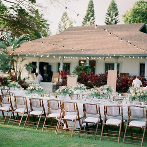 Wholesale <b>Bamboo</b> Folding Chair with Cushion Natural Finish Wedding Event Seating Indoor Outdoor Furniture OEM ODM - Product Image 5