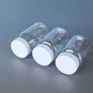 Botella Transparente de Alta Calidad, Ecológica, para Medicamentos de Mascotas, de Plástico, con Cubierta Rayada con Serigrafía - Product Image 2