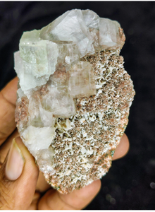 Lot de minéraux naturels d'apophyllite rouge avec stilbite – Spécimens de cristaux de qualité supérieure pour collection, décoration et guérison – Coffret cadeau - Product Image 3