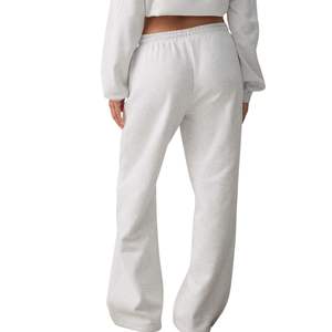 Pantalones Deportivos Anchos para Mujer, Cintura Alta, Corte Holgado, con Cordón Ajustable, Casuales, para Descansar, con Logotipo Personalizado, OEM, Venta al Por Mayor - Product Image 2