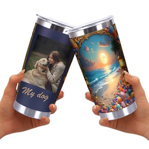 Stainless Steel Tumbler 20oz Double Wall Thermal <b>Insulated</b> <b>Mug</b> For Home Office Use - Product Image 2
