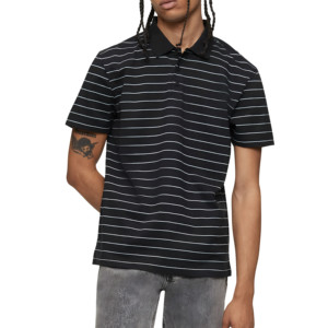 Polo pour hommes personnalisé OEM à manches courtes, grande taille, en coton respirant, avec impression sérigraphiée, motif uni, vêtement de golf oversize - Product Image 1