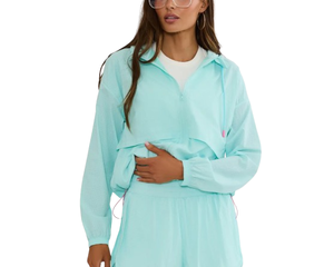 Chaqueta Cortavientos Impermeable, Ligera, con Capucha, para Deportes, Running, Senderismo, para Mujer, con Bolsillo Lateral - Product Image 5