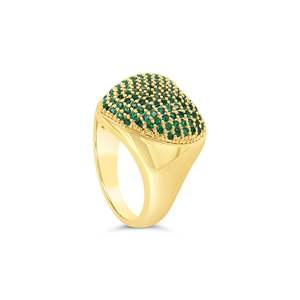 Nuevo Anillo de Joyería Fina de Oro Sólido de 18k con Diseño Personalizado, Corte Brillante Redondo Natural de 3.0 Quilates, Granate Tsavorite Verde en Forma de Corazón para Ella - Product Image 4