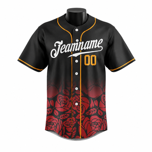 Camiseta de Béisbol Sublimada Personalizada, 100% Poliéster, Secado Rápido, Transpirable, Logotipo Personalizado, Uniforme de Equipo Unisex, OEM, ODM - Product Image 1