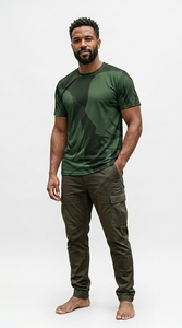 <b>Polyester</b> <b>T</b> <b>Shirt</b> Men Soft Lightweight Breathable Casual <b>T</b> <b>Shirt</b> - Product Image 2