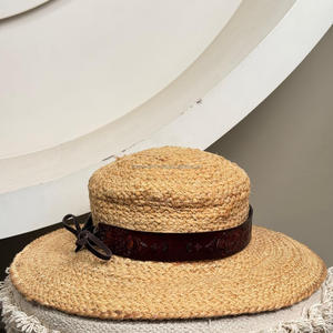 Bandas de sombrero de vaquero de cuero con herramientas manuales personalizadas de buena calidad, cinturones de sombrero de cuero genuino occidental para vaqueras - Product Image 4