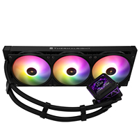 Refroidisseur PC Thermalright 360mm AIO Frozen Warframe PRO 360 BLACK ARGB avec écran LCD 2,73 pouces, prise en charge des images GIF, compatible Intel 1700 1851 AM5