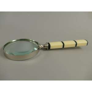 Loupe en corne de buffle véritable, artisanale, pour inspection et lecture, prix avantageux - Product Image 1