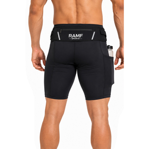 Shorts de musculation pour hommes, fitness, entraînement, gym, leggings de compression élastiques pour hommes, séchage rapide, shorts de sport, shorts de course - Product Image 6