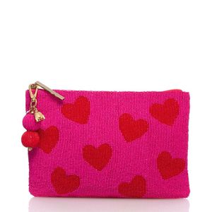 Monedero de Cuentas Bordado a Mano con Diseño de Corazón, Tamaño/Color Personalizado, Logotipo, Alta Calidad, Nuevo Patrón, Regalo de Boda en Venta - Product Image 1