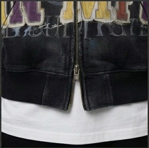 Sweat-shirt unisexe personnalisé, fabricant de sweats à capuche, designer pour sweats à capuche zippés sport lavés, Felpa Con Cappuccio Ragno, coupe régulière, Y2K - Product Image 3