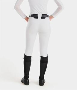 OEM Womens Professional Horse Riding Breeches Full Grip Soft Breathable Equestrian Tights High Quality Relaxed Fit Zipper - Product Image 2