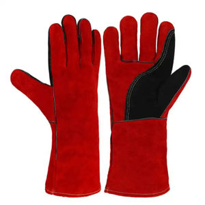 Gants de soudage professionnels en cuir, gants de travail pour le soudage, à bon prix, vente en gros - Product Image 1