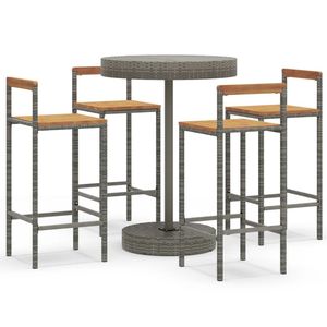 Ensemble de bar de jardin gris - Product Image 2