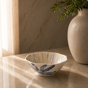 Bol en céramique personnalisé pour enfants avec motif étoile coloré, finition émaillée lisse et nom personnalisé pour les repas quotidiens - Product Image 6