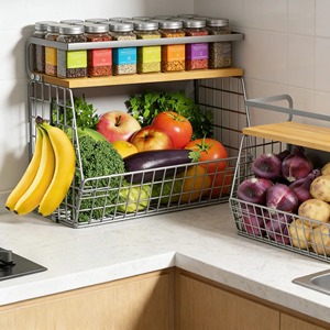 Space Saving <b>Kitchen</b> <b>Rack</b> for <b>Storage</b> Fruits Vegetables Spice Organizer Multi Tier <b>Storage</b> Shelf And <b>Kitchen</b> Utility <b>Rack</b> - Product Image 6