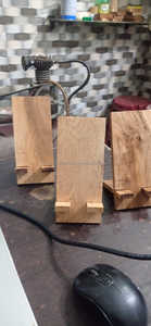 โต๊ะไม้นิยม ขาตั้งมือถือ ที่วางสมาร์ทโฟน ขาตั้งโทรศัพท์ไม้ ขาตั้งโต๊ะไม้ ทําด้วยมือ - Product Image 5