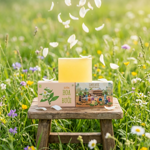 Savon pour le corps médicamenteux à l'acide kojique pour adultes - 100 g, savon de bain naturel à la fleur de pomelo - Product Image 2