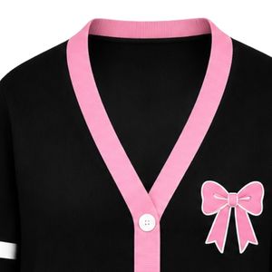 เสื้อคาร์ดิแกนไหมพรมแขนยาวคุณภาพสูงสำหรับผู้หญิง แบรนด์ Jack and Jill ดีไซน์ทันสมัย สไตล์ลำลอง แต่งกระดุม คอวี ผลิตจากผ้าขนสัตว์/อะคริลิก - Product Image 3