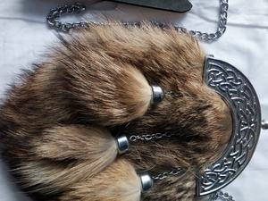 Sporran de Piel de Conejo de Color Sólido Hecho a Medida 100% de Alta Calidad con Bolsas para Sporran, Producto de Primera Calidad - Product Image 3