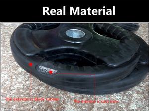 Newest Wholesale Adjustable Gym Barbell Dumbbell Sets Rubber Coated <b>Cast</b> <b>Iron</b> Weight <b>Plates</b> Powerlifting Bumper <b>Plate</b> High - Product Image 5