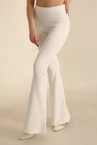 EVERGLOW Best Quality Corduroy Anti-Bacterial Thin Ankle-Length High-Waisted Tight Seamed Yoga <b>Leggings</b> <b>Pockets</b> for Women Gym - Product Image 4