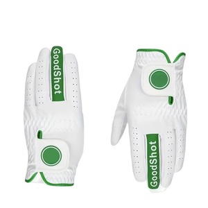 Guantes de Golf de Piel de Cabretta Blanca de Alto Rendimiento para Adultos, Duraderos, Transpirables, Protección para las Manos para Actividades al Aire Libre - Product Image 1