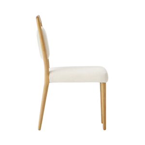 Chaise pliante en bois massif de style ferme classique avec revêtement en tissu velours, chaise de restaurant en bois de luxe moderne nordique - Product Image 2