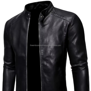 Veste en cuir véritable Regular Fit à la mode pour hommes Veste en cuir de qualité supérieure pour hommes - Product Image 1