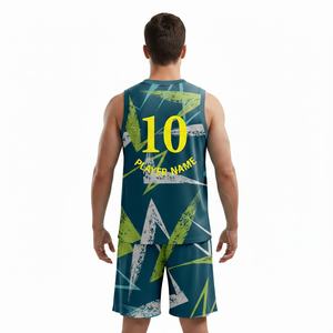 <b>Unique</b> Design High Quality Basketball Uniform Men Quick Dry Wholesale Basketball Uniform Sports Wear Basketball Uniform - Product Image 2