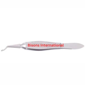 Pinzas Castroviejo de Alta Calidad para Microcirugía Oftálmica, Acción Cruzada, Venta al Por Mayor BISONS - Product Image 2