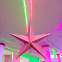Étoiles en papier artistique multifonctionnelles de 30 cm à suspendre pour la remise des diplômes, la Saint-Valentin, Pâques, Thanksgiving, Noël, la fête des pères